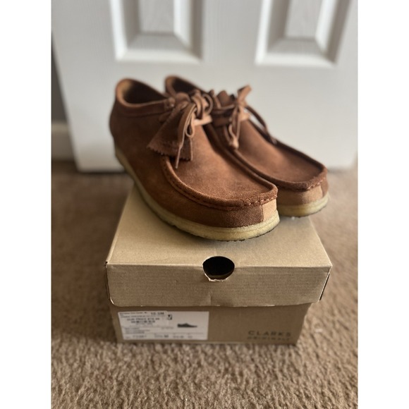 Clarks Originals Wallabee Men\'s Cola‎ Combination Suede 26172397 Size 10.5 main image 4